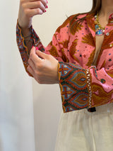 Camicia in misto seta - Tensione in