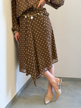 Gonna midi con punta Kontatto