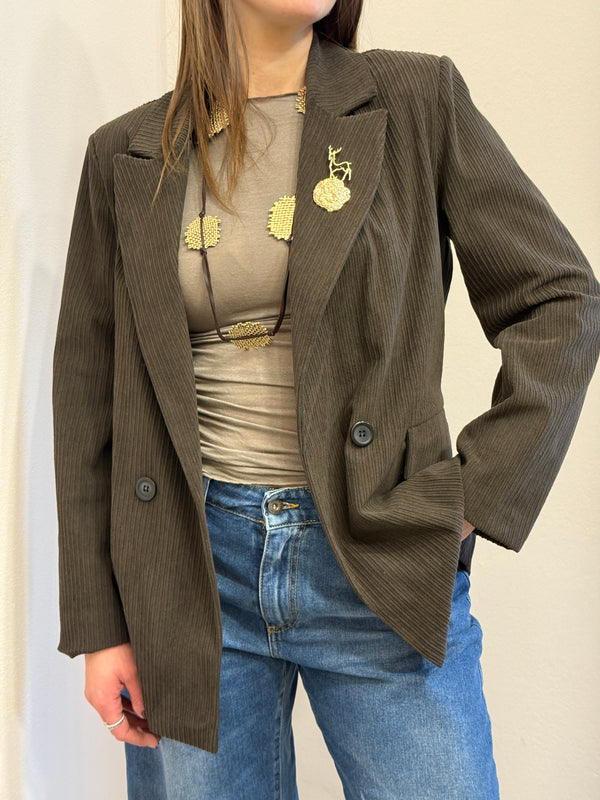 Blazer doppio petto moro